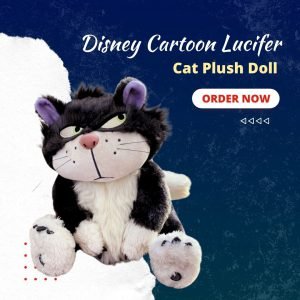 Disney Cartoon Lucifer Cat Plush Doll