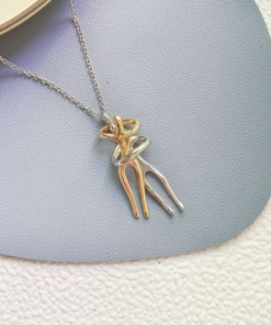 Alternative view of Hug Couple Necklace