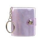 Lavender Luxe 3 Inch Key Ring Photo Album with 24 Prints