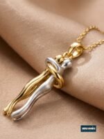 Couples Hug Pendant Necklace