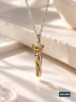 Couples Hug Pendant Necklace - Image 2